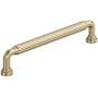 Amerock Cowrie 6-5/16 Inch Center to Center Fluted Handle Cabinet Pull Golden Champagne
