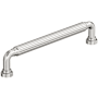 Amerock Cowrie 6-5/16 Inch Center to Center Fluted Handle Cabinet Pull Polished Nickel