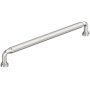 Amerock Cowrie 10-1/16 Inch Center to Center Fluted Handle Cabinet Pull Polished Nickel