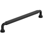 Amerock Cowrie 12 Inch Center to Center Fluted Appliance Pull Matte Black