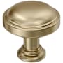 Amerock Enlivity 1-1/4 Inch Mushroom Cabinet Knob Golden Champagne