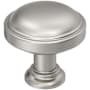 Amerock Enlivity 1-1/4 Inch Mushroom Cabinet Knob Satin Nickel