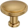 Amerock Faraday 1-1/4 Inch Knurled Mushroom Cabinet Knob Champagne Bronze