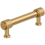 Amerock Faraday 3-3/4 Inch Center to Center Knurled Bar Cabinet Pull Champagne Bronze