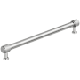 Amerock Faraday 10-1/16 Inch Center to Center Knurled Bar Cabinet Pull Polished Chrome
