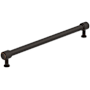 Amerock Faraday 10-1/16 Inch Center to Center Knurled Bar Cabinet Pull Oil Rubbed Bronze