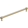 Amerock Faraday 12-5/8 Inch Center to Center Knurled Bar Cabinet Pull Golden Champagne