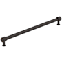 Amerock Faraday 12-5/8 Inch Center to Center Knurled Bar Cabinet Pull Oil Rubbed Bronze