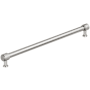 Amerock Faraday 12-5/8 Inch Center to Center Knurled Bar Cabinet Pull Polished Nickel