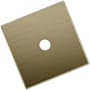 Amerock Ladera 1-3/16" Backplate for Cabinet Knobs Golden Champagne