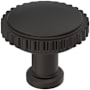 Amerock Farewind 1-1/4 Inch Fluted Mushroom Cabinet Knob Oil Rubbed Bronze