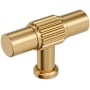Amerock Farewind 5/8 Inch Fluted Bar Cabinet Knob Champagne Bronze