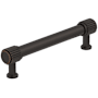 Amerock Farewind 5-1/16 Inch Center to Center Fluted Bar Cabinet Pull Oil Rubbed Bronze