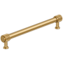 Amerock Farewind 7-9/16 Inch Center to Center Fluted Bar Cabinet Pull Champagne Bronze