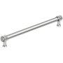 Amerock Farewind 10-1/16 Inch Center to Center Fluted Bar Cabinet Pull Polished Chrome