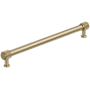 Amerock Farewind 10-1/16 Inch Center to Center Fluted Bar Cabinet Pull Golden Champagne