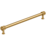 Amerock Farewind 10-1/16 Inch Center to Center Fluted Bar Cabinet Pull Champagne Bronze