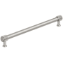 Amerock Farewind 10-1/16 Inch Center to Center Fluted Bar Cabinet Pull Satin Nickel