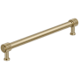 Amerock Farewind 12 Inch Center to Center Fluted Appliance Pull Golden Champagne