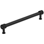 Amerock Farewind 12 Inch Center to Center Fluted Appliance Pull Matte Black