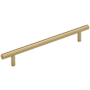Amerock Bar Pulls 7-9/16 Inch Center to Center Bar Cabinet Pull Champagne Bronze