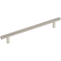 Amerock Bar Pulls 8-13/16 Inch Center to Center Bar Cabinet Pull Sterling Nickel