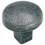 Amerock Forgings 1-1/4 Inch Mushroom Cabinet Knob Wrought Iron