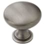 Amerock Edona 1-1/4 Inch Mushroom Cabinet Knob Antique Silver
