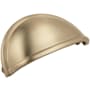 Amerock Cup Pulls 3 Inch Center to Center Cup Cabinet Pull Golden Champagne