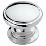 Amerock Ravino 1-1/4 Inch Mushroom Cabinet Knob Polished Chrome