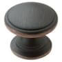Amerock Ravino 1-1/4 Inch Mushroom Cabinet Knob Oil Rubbed Bronze