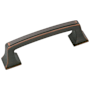 Amerock Mulholland 3 Inch Center to Center Handle Cabinet Pull Oil Rubbed Bronze