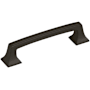 Amerock Mulholland 3-3/4 Inch Center to Center Handle Cabinet Pull Black Bronze