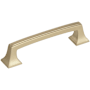 Amerock Mulholland 3-3/4 Inch Center to Center Handle Cabinet Pull Golden Champagne