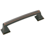 Amerock Mulholland 3-3/4 Inch Center to Center Handle Cabinet Pull - 25 Pack Oil Rubbed Bronze