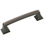 Amerock Mulholland 3-3/4 Inch Center to Center Handle Cabinet Pull Oil Rubbed Bronze