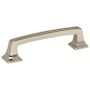 Amerock Mulholland 3-3/4 Inch Center to Center Handle Cabinet Pull Polished Nickel