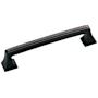 Amerock Mulholland 5 Inch (128mm) Center to Center Handle Cabinet Pull - 25 Pack Oil Rubbed Bronze