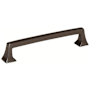Amerock Mulholland 6-5/16 Inch Center to Center Handle Cabinet Pull - 25 Pack Gunmetal