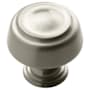 Amerock Kane 1-3/16 Inch Mushroom Cabinet Knob Satin Nickel