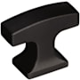 Amerock Westerly 1-5/16 Inch Bar Cabinet Knob Black Bronze