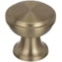 Amerock Westerly 1-3/16 Inch Mushroom Cabinet Knob Golden Champagne