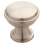 Amerock Westerly 1-3/16 Inch Mushroom Cabinet Knob Satin Nickel