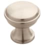Amerock Westerly 1-3/16 Inch Mushroom Cabinet Knob Satin Nickel