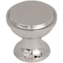 Amerock Westerly 1-3/16 Inch Mushroom Cabinet Knob Polished Nickel