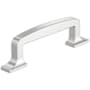 Amerock Westerly 3 Inch Center to Center Handle Cabinet Pull Polished Chrome