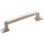Amerock Westerly 3-3/4 Inch Center to Center Handle Cabinet Pull Satin Nickel