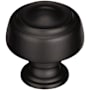 Amerock Kane 1-5/8 Inch Mushroom Cabinet Knob Black Bronze