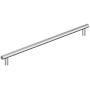 Amerock Bar Pulls 24 Inch Center to Center Bar Appliance Pull Polished Chrome