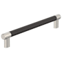 Amerock Esquire 12 Inch Center to Center Bar Cabinet Pull Satin Nickel / Oil Rubbed Bronze